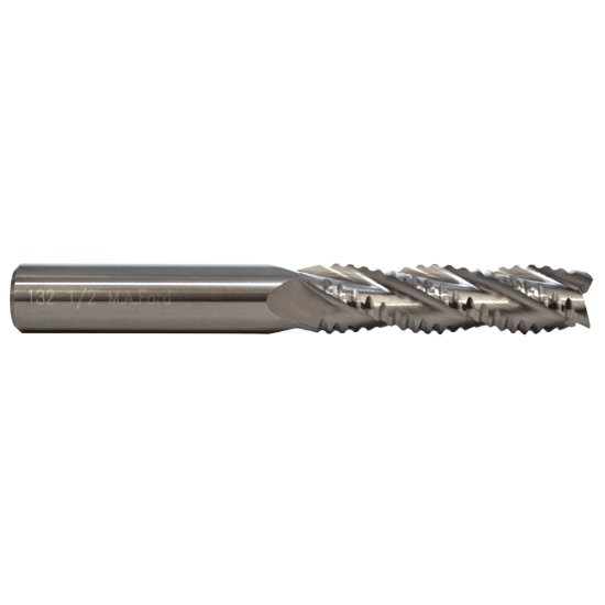 Picture of M.A. Ford 135B6299N3 Dia 16mm SH 0.6299 LOC 0.7874 OAL3.5039 End Mill Standard Flute Standard Helix Carbide Uncoated Single End Ball NoseBall TuffCut® AL